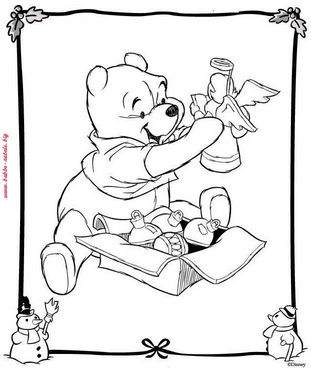 Disegni Di Natale Winnie Pooh.Natale Con Winnie The Pooh